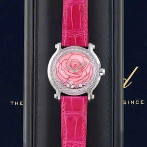 Chopard La Vie En Rose Happy Sport Rund Quarz 36mm 278475-3030 - Bild 1 von 8