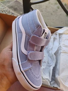 Big Kids Sk8-Mid Reissue V Kids 'Dusty Blue' Vans Size 2 Youth - Picture 1 of 9