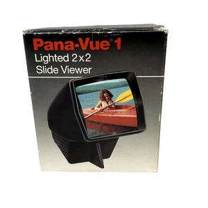 Pana-Vue 1 Lighted 2x2 Slide Viewer 35mm Battery Operated Tabletop AC Argraph - Picture 1 of 10