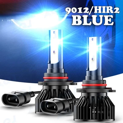 For Fiat 500 Hatchback 2-Door 1.4L 2012-2019 9012 LED Headlights Hi-Low Bulbs — 第 1/4 张图片