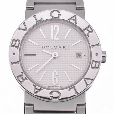 Reloj para dama BVLGARI Bulgari Bulgari BB26SS fecha esfera plateada descuento R#141433 - Imagen 1 de 4