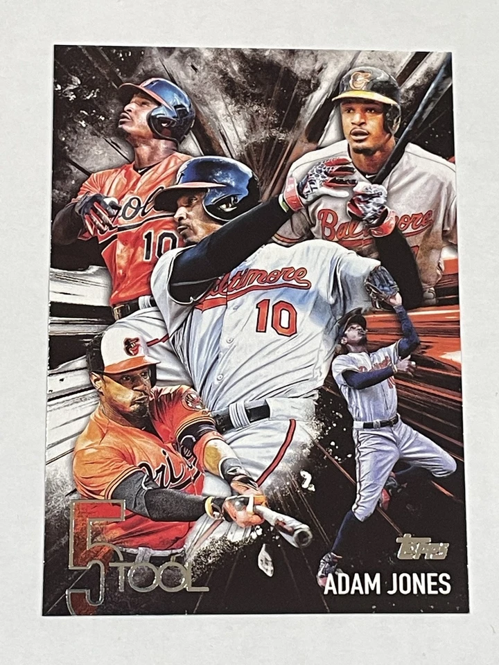 2017 Topps Baseball #5T-39 - Adam Jones - Baltimore Orioles - Image 1 of 2