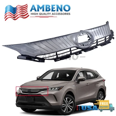 Front Upper Grille Fits For 2021 2022 2023 2024 Toyota Venza 53101-48B61 US - Image 1 of 4