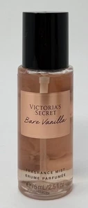 1 VICTORIA'S SECRET BARE VANILLA FRAGRANCE MIST BODY SPRAY TRAVEL SIZE 2.5 OZ - Picture 1 of 5