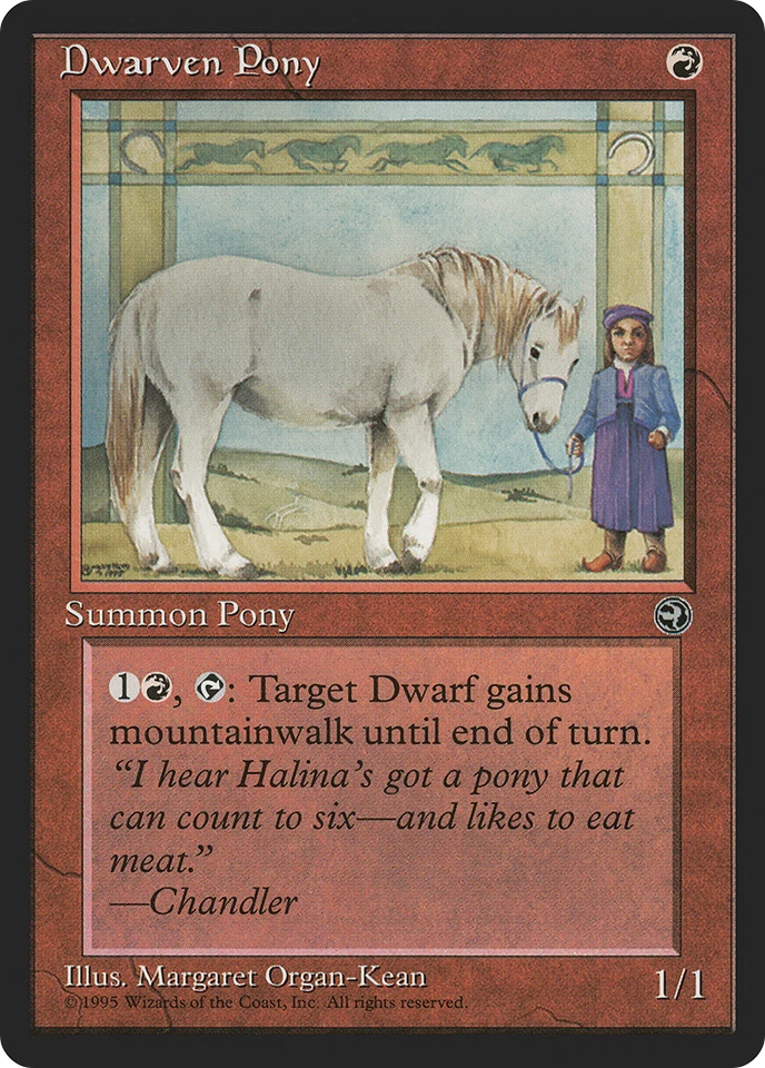 Dwarven Pony (HP) Homelands HML Magic MTG - Image 1 of 1