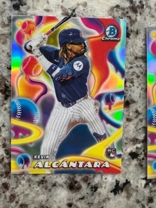 2025 BOWMAN CHROME MELT MASHERS INSERT RC CARD CHICAGO CUBS KEVIN ALCANTARA MM21 - Picture 1 of 1
