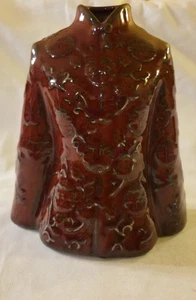 Vintage asiatische chinesische Keramik Mandarine Jacke Vase Weltmarkt EUC - 12 Zoll hoch - Bild 1 von 7
