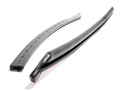 GM 1971-1976 tamaño completo 4 puertas techo rígido borde delantero cristal trasero sellos verticales Foto 1 de 2