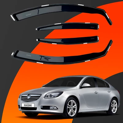 Vauxhall Insignia MK2 4/5 Doors 2009/2017 4pcs Haibak Wind Deflectors Tinted - Image 1 of 4