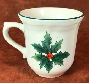 Poinsettias Coffee Tea Cup Christmas Holiday Mug Unbranded - Picture 1 of 6