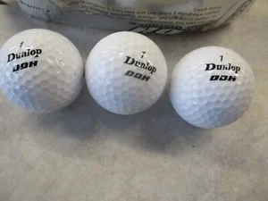 Box of 3 New Dunlop DDH Golf Balls - Picture 1 of 8