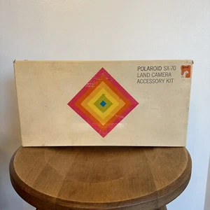 Vintage Polaroid SX-70 Land Camera Full Accessory Kit In Box Great Condition Fun - Picture 1 of 15