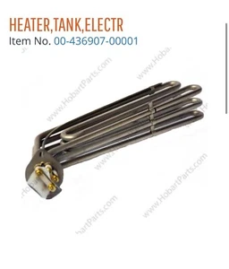 Hobart OEM Heizelement - Teil # 00-436907-00001. 200 208v, 3 Phasen, 10KW - Bild 1 von 1