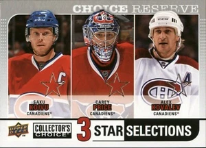  2008-09 Collector's Choice Reserve Silver #266 Saku Koivu/Carey Price/ Kovalev - Bild 1 von 2