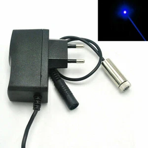 Modulo diodo laser punto blu focalizzabile 445nm 450nm 50mw con adattatore 5V - Foto 1 di 5