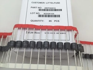 Littelfuse 20KPA64CA, 20kW 64 VWM 104 VC 194,2 Amp, Diodo TVS, Bidireccional - Imagen 1 de 1