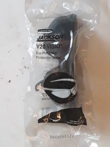 jackson 14473 v20 visio Safety Glasses Silver Frame & Smoke Lens - Picture 1 of 2