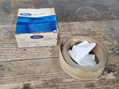 NOS 1974 - 1980 FORD PINTO WHITE LOWER BODY SIDE STRIPE KIT 25 ROLL D4FZ6220000B - Image 1 of 4