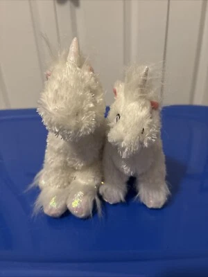 Ganz Webkinz And Lil'Kinz Unicorn RETIRED Plush Stuffed Animal White NO CODE - Image 1 of 2