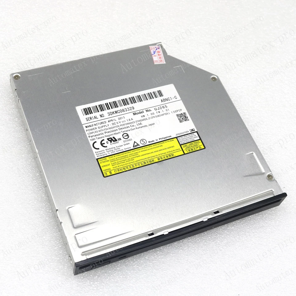 Panasonic UJ-265 SATA Slot Blu-ray Writer Internal SSD
