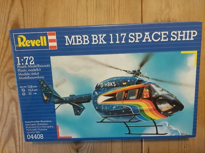 MBB BK 117 Space Ship, Maßstab 1:72. Helikopter, deutsche Decals - Bild 1 von 4