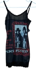 Romwe 2022 Mesh Pink Floyd Progressive Rock Band Medium NWT - Picture 1 of 5