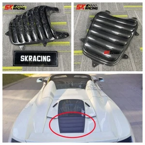 For Mclaren MP4-12C 650S Gloss /Forged/Carbon Fiber Rear Engine Hood Panel Cover - Picture 1 of 38