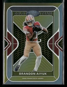 2024 Panini Certified Football #GT-BAK Brandon Aiyuk Gold Team - Picture 1 of 2