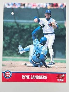 Ryne Sandberg unsigniert 8x10 lizenziert 1991 Impel Line Drive Foto Chicago Cubs - Bild 1 von 1
