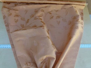 By Yard Scalamandre GW Maharajah Apricot Pink Peach Silk Linen Damask RP348Y - Picture 1 of 8