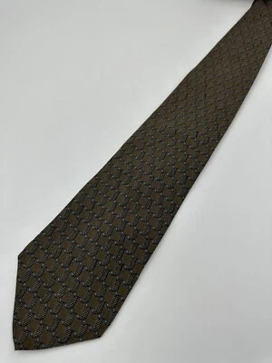 Corbata de diseñador Perry Ellis Portfolio para hombre corbata formal 58"Lx3"W marrón cuello corbata Foto 1 de 3