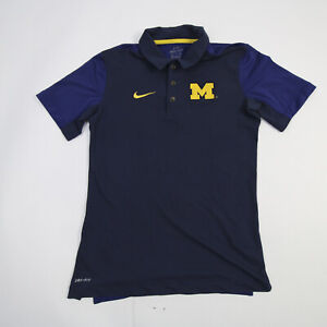 Michigan Wolverines Nike Dri-Fit Polo Men's Navy Used
