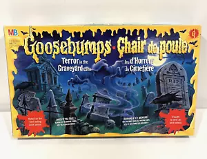 GOOSEBUMPS TERROR IN THE GRAVEYARD BOARD GAME COMPLETE SET 1995 MILTON BRADLEY - Picture 1 of 9