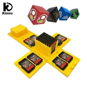 Nintendo Switch Game Card Case 16 Slots Yellow Question Block Storage Holder - Picture 1 of 10