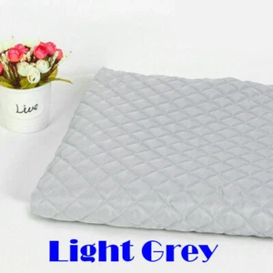 Quilted Polycotton Fabric Nylon Backed Diamond Shaped Quilting Padded Sewing DIY - Picture 1 of 22