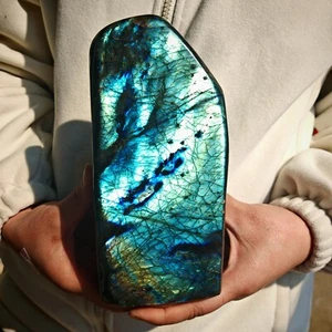 5.06LB TOP Natural labradorite quartz spectrolite crystal Mineral specimen - Picture 1 of 10