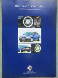 Alpina Original Teile BMW 5er Reihe E39 Katalog September 1997 broschüre - Bild 1 von 2
