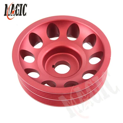Polea ligera de aluminio del cigüeñal para Subaru Impreza WRX STI Legacy Red  Foto 1 de 4