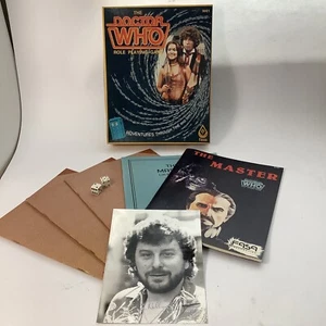 The Doctor Who Role Playing Game FASA 9001 W/autographed Photo Of DW Producer! - Picture 1 of 12