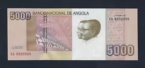 Portugal ANGOLA 5000 KWANZAS 2012 P-158 UNC - Picture 1 of 2