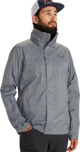 Marmot Men's Precip Eco Jacket WATERPROOF Full-Zip Hooded Raincoat Sz XL NWT - Picture 1 of 6
