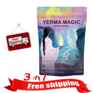 Yerma Magic Yerma Mate Instant Tea Powder - 30 Servings - Peach Mango Flavors - Picture 1 of 9