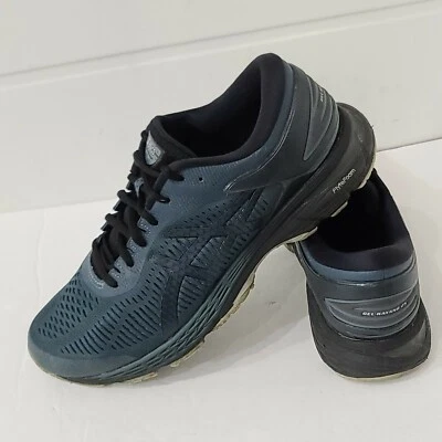 Asics Mens Gel Kayano 25 1011A019 Blue Black Running Shoes Lace Up Size 10 - Image 1 of 4