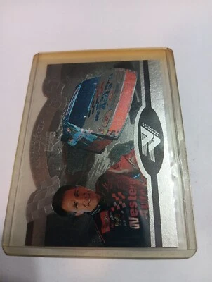 Darrell Waltrip 1996 Upper Deck Virtual Velocity Insert Die Cut Card #VV8 - Image 1 of 2