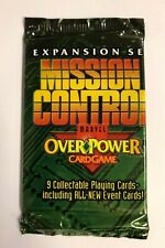 Marvel OverPower Mission Control Booster Pack Factory Sealed (9 Card Per Pack)