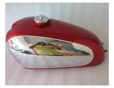 Tanque de gasolina y cromo Matchless G12 CSR Competition Norton AJS pintura roja y cromo Foto 1 de 4