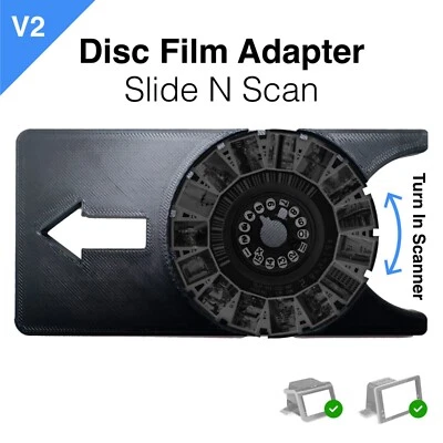Adaptador de película de disco para escáneres Kodak Slide N SCAN | Película de disco | V2 Foto 1 de 4