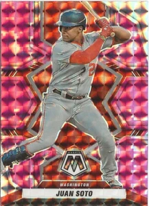 2022 Panini Mosaic  Juan Soto Pink Prizm SP New York Yankees - Picture 1 of 1