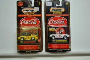1999 COCA-COLA MATCHBOX Diecast Cars, 1996 Pontiac Firebird+ 1969 Chevy Camaro - Picture 1 of 15