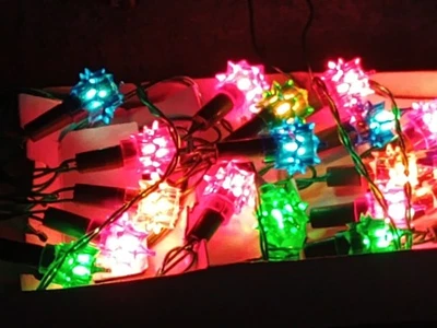 VINTAGE CHRISTMAS TREE STARBURST LIGHTS PUSH IN  🎄SPARES - Image 1 of 4